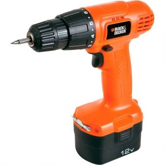 Furadeira e Parafusadeira sem Fio Bivolt CD121K - Black & Decker