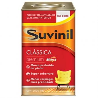 Latex Premium Fosco Clássica Maxx 18l - Suvinil