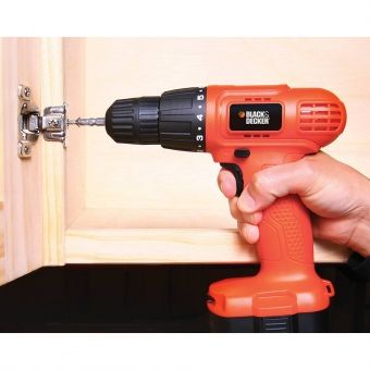 Furadeira e Parafusadeira sem Fio Bivolt CD121K - Black & Decker